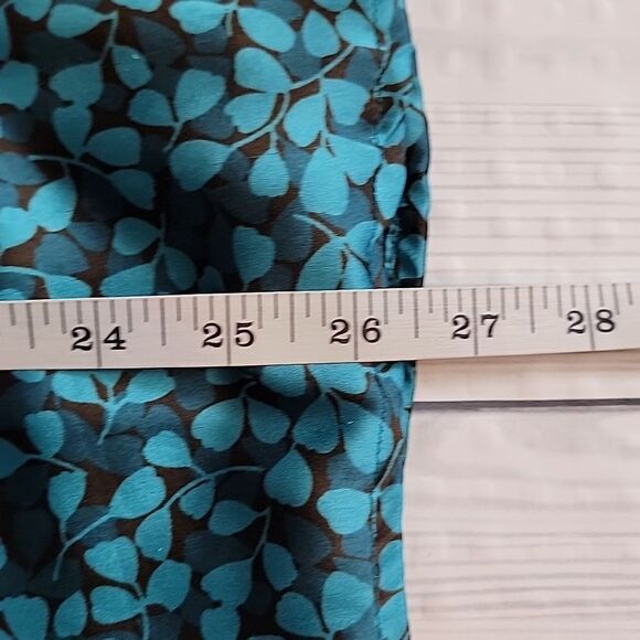 Jimmy'z Surf Co. Spaghetti strap satin tank in blue teal Women's Size M - Picture 10 of 10